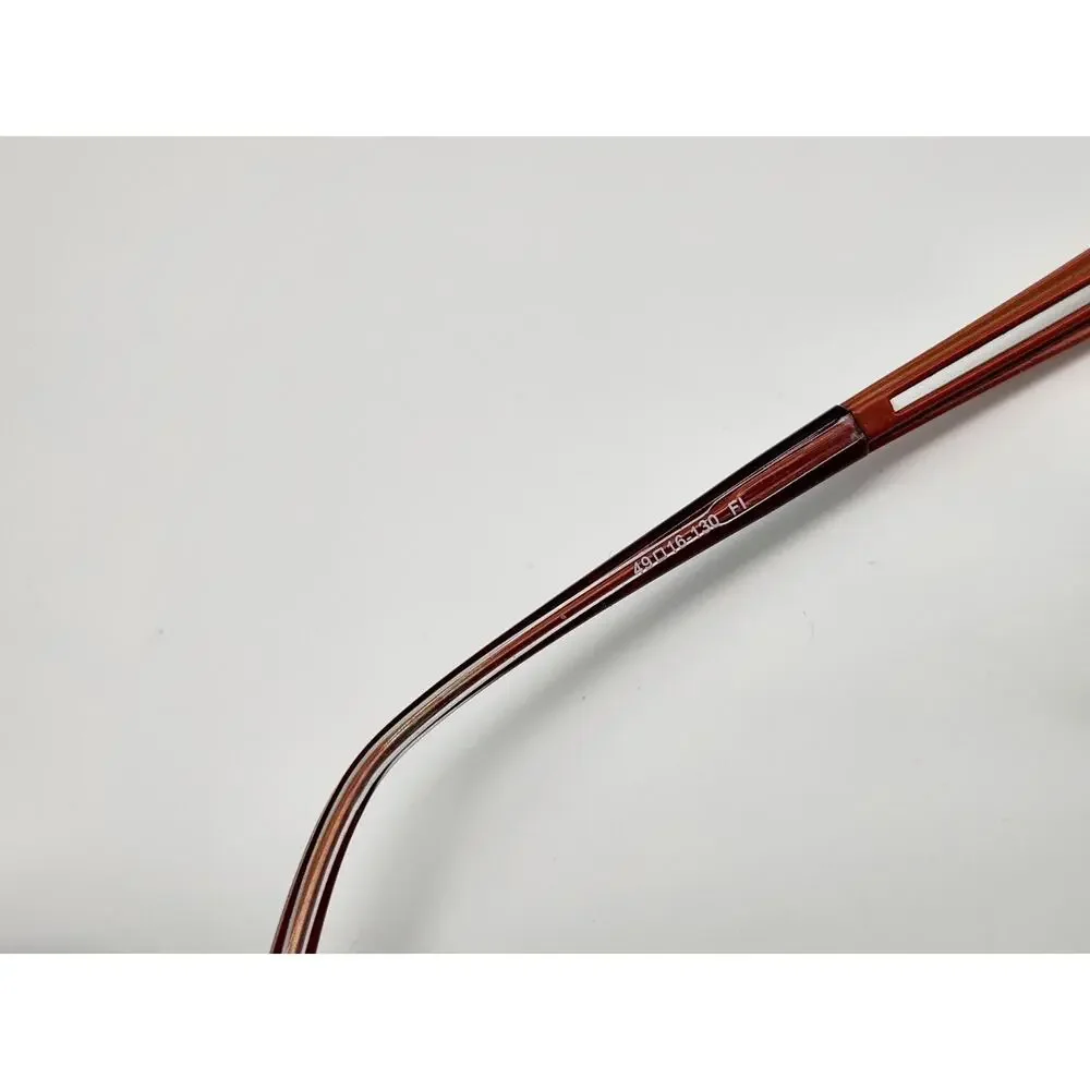 Thalia Eyewear ADANA 49-16-130 Brown Half Rim Eyeglasses Frame